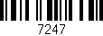 Código de barras (EAN, GTIN, SKU, ISBN): '7247'