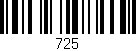 Código de barras (EAN, GTIN, SKU, ISBN): '725'