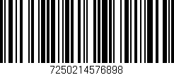 Código de barras (EAN, GTIN, SKU, ISBN): '7250214576898'