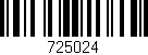 Código de barras (EAN, GTIN, SKU, ISBN): '725024'