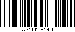 Código de barras (EAN, GTIN, SKU, ISBN): '7251132451700'