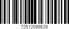 Código de barras (EAN, GTIN, SKU, ISBN): '72512099629'