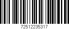 Código de barras (EAN, GTIN, SKU, ISBN): '72512235317'