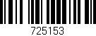 Código de barras (EAN, GTIN, SKU, ISBN): '725153'