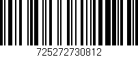 Código de barras (EAN, GTIN, SKU, ISBN): '725272730812'