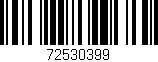 Código de barras (EAN, GTIN, SKU, ISBN): '72530399'