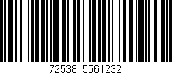 Código de barras (EAN, GTIN, SKU, ISBN): '7253815561232'