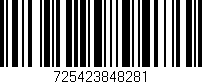 Código de barras (EAN, GTIN, SKU, ISBN): '725423848281'