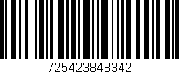 Código de barras (EAN, GTIN, SKU, ISBN): '725423848342'