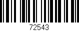 Código de barras (EAN, GTIN, SKU, ISBN): '72543'