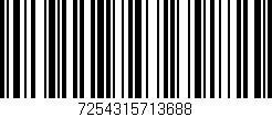 Código de barras (EAN, GTIN, SKU, ISBN): '7254315713688'