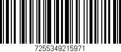 Código de barras (EAN, GTIN, SKU, ISBN): '7255349215971'