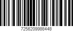Código de barras (EAN, GTIN, SKU, ISBN): '7256209988448'