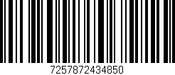 Código de barras (EAN, GTIN, SKU, ISBN): '7257872434850'