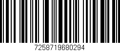 Código de barras (EAN, GTIN, SKU, ISBN): '7258719680294'