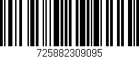 Código de barras (EAN, GTIN, SKU, ISBN): '725882309095'
