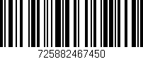 Código de barras (EAN, GTIN, SKU, ISBN): '725882467450'