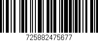 Código de barras (EAN, GTIN, SKU, ISBN): '725882475677'