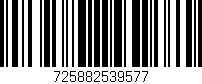 Código de barras (EAN, GTIN, SKU, ISBN): '725882539577'