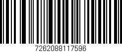 Código de barras (EAN, GTIN, SKU, ISBN): '7262088117596'