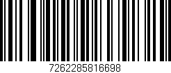 Código de barras (EAN, GTIN, SKU, ISBN): '7262285816698'