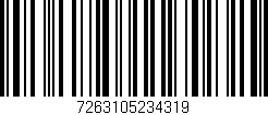 Código de barras (EAN, GTIN, SKU, ISBN): '7263105234319'