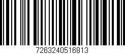 Código de barras (EAN, GTIN, SKU, ISBN): '7263240516813'