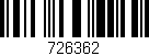 Código de barras (EAN, GTIN, SKU, ISBN): '726362'