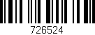 Código de barras (EAN, GTIN, SKU, ISBN): '726524'