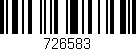 Código de barras (EAN, GTIN, SKU, ISBN): '726583'