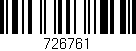 Código de barras (EAN, GTIN, SKU, ISBN): '726761'