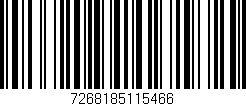 Código de barras (EAN, GTIN, SKU, ISBN): '7268185115466'