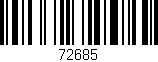 Código de barras (EAN, GTIN, SKU, ISBN): '72685'