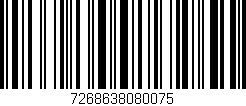 Código de barras (EAN, GTIN, SKU, ISBN): '7268638080075'