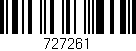 Código de barras (EAN, GTIN, SKU, ISBN): '727261'