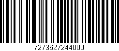Código de barras (EAN, GTIN, SKU, ISBN): '7273627244000'