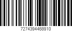 Código de barras (EAN, GTIN, SKU, ISBN): '7274394468910'