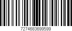 Código de barras (EAN, GTIN, SKU, ISBN): '7274683699599'