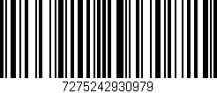 Código de barras (EAN, GTIN, SKU, ISBN): '7275242930979'