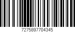 Código de barras (EAN, GTIN, SKU, ISBN): '7275897704345'