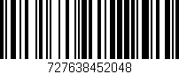 Código de barras (EAN, GTIN, SKU, ISBN): '727638452048'
