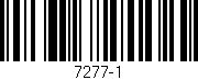 Código de barras (EAN, GTIN, SKU, ISBN): '7277-1'