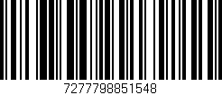 Código de barras (EAN, GTIN, SKU, ISBN): '7277798851548'