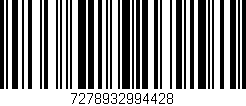 Código de barras (EAN, GTIN, SKU, ISBN): '7278932994428'