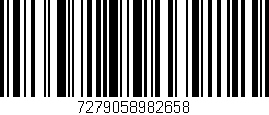 Código de barras (EAN, GTIN, SKU, ISBN): '7279058982658'