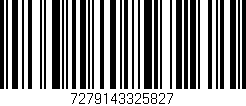 Código de barras (EAN, GTIN, SKU, ISBN): '7279143325827'