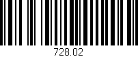Código de barras (EAN, GTIN, SKU, ISBN): '728.02'