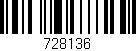 Código de barras (EAN, GTIN, SKU, ISBN): '728136'