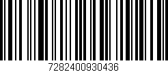 Código de barras (EAN, GTIN, SKU, ISBN): '7282400930436'