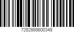 Código de barras (EAN, GTIN, SKU, ISBN): '7282889600349'